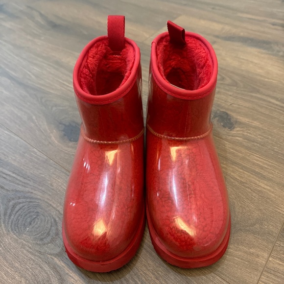 Combo Bundle 2 sets Authentic UGG Classic Clear Mini II Women Rain/Winter Boots - Picture 3 of 17